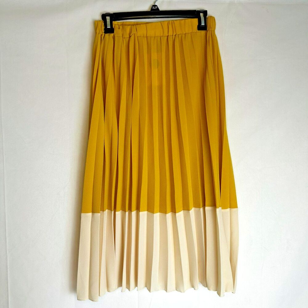 Flamingo Urban Midi Skirt in Mustard Piper & Scoot Medium